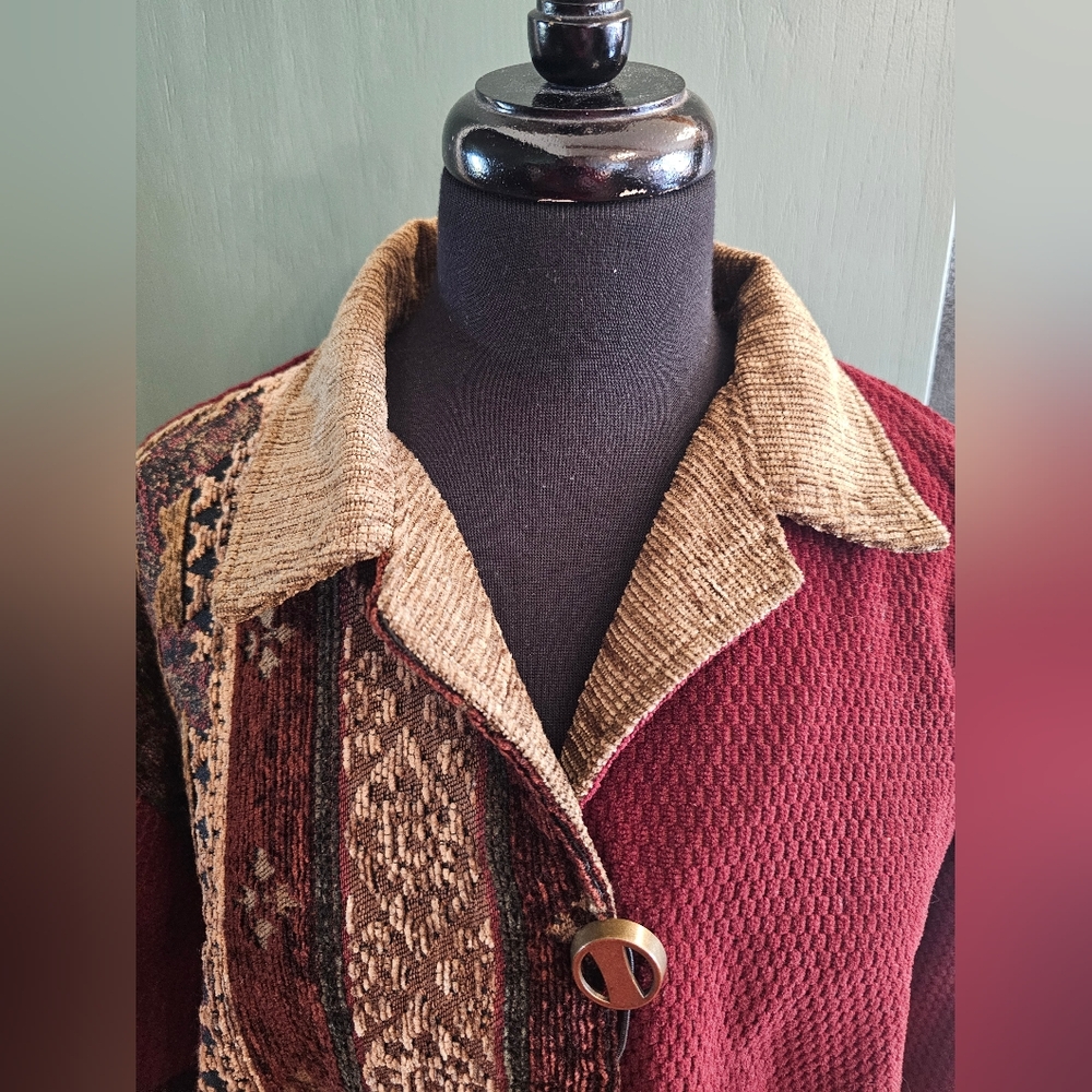 Villa Factory Tapestry Coat - Picture 3 of 11